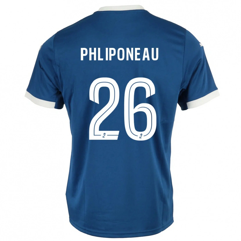 Danxen Kinder Alexandre Phliponeau #26 Blau Weiß Heimtrikot Trikot 2025/26 T-Shirt