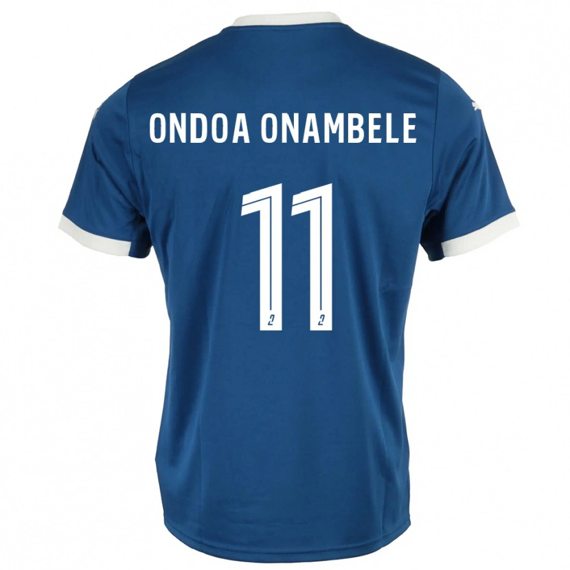 Danxen Kinder Fred Ondoa Onambele #11 Blau Weiß Heimtrikot Trikot 2025/26 T-Shirt