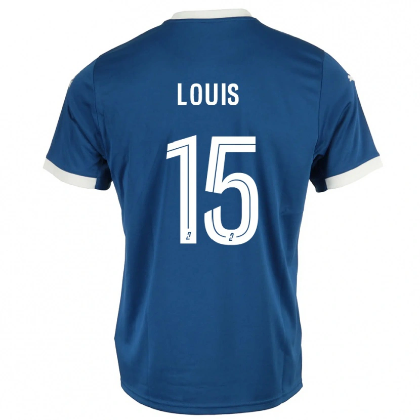 Danxen Kinder Thémis Louis #15 Blau Weiß Heimtrikot Trikot 2025/26 T-Shirt
