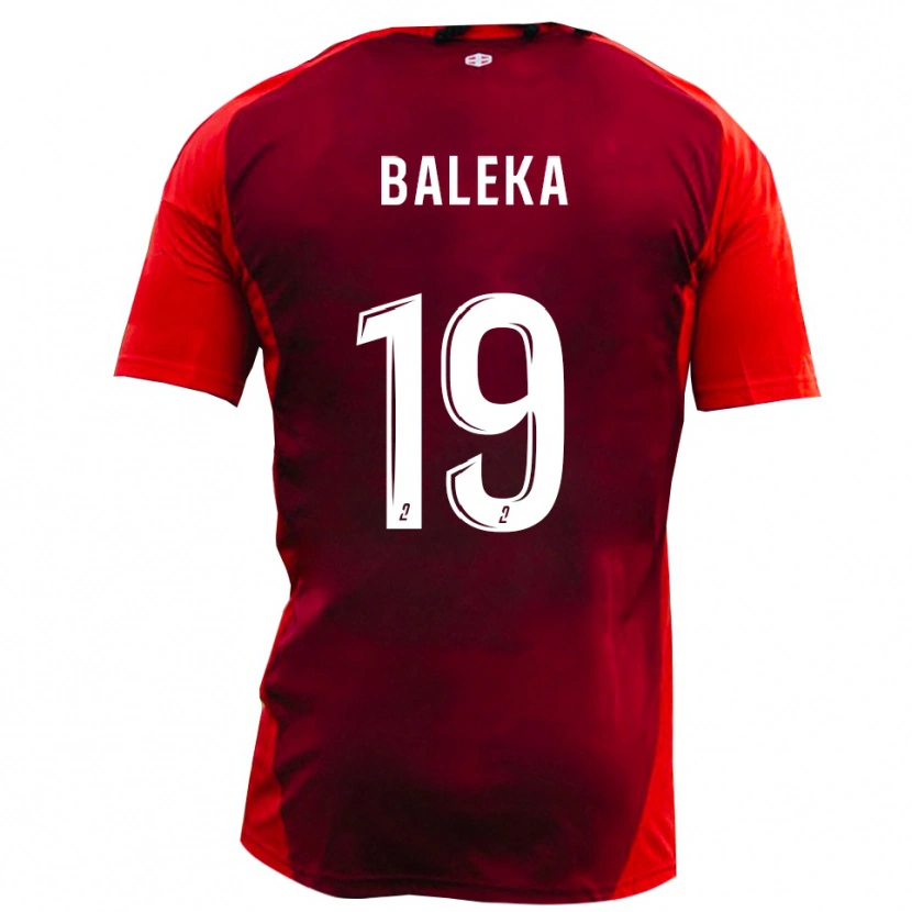 Danxen Kinder Randy Baleka #19 Rot Burgund Heimtrikot Trikot 2025/26 T-Shirt