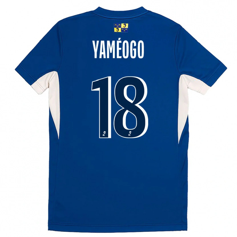 Danxen Kinder Bachirou Yaméogo #18 Blau Marine Heimtrikot Trikot 2025/26 T-Shirt