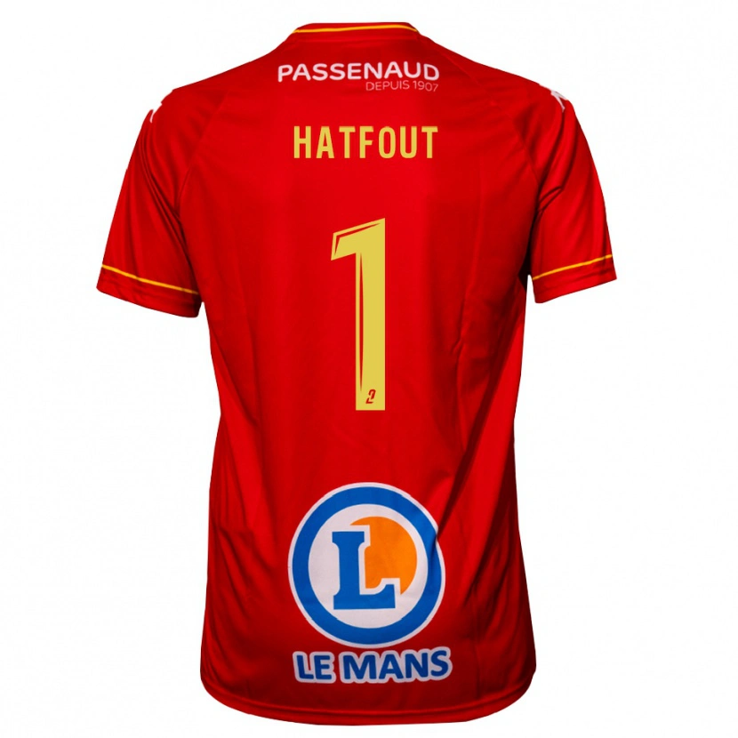 Danxen Kinder Ewan Hatfout #1 Rot Gelb Heimtrikot Trikot 2025/26 T-Shirt