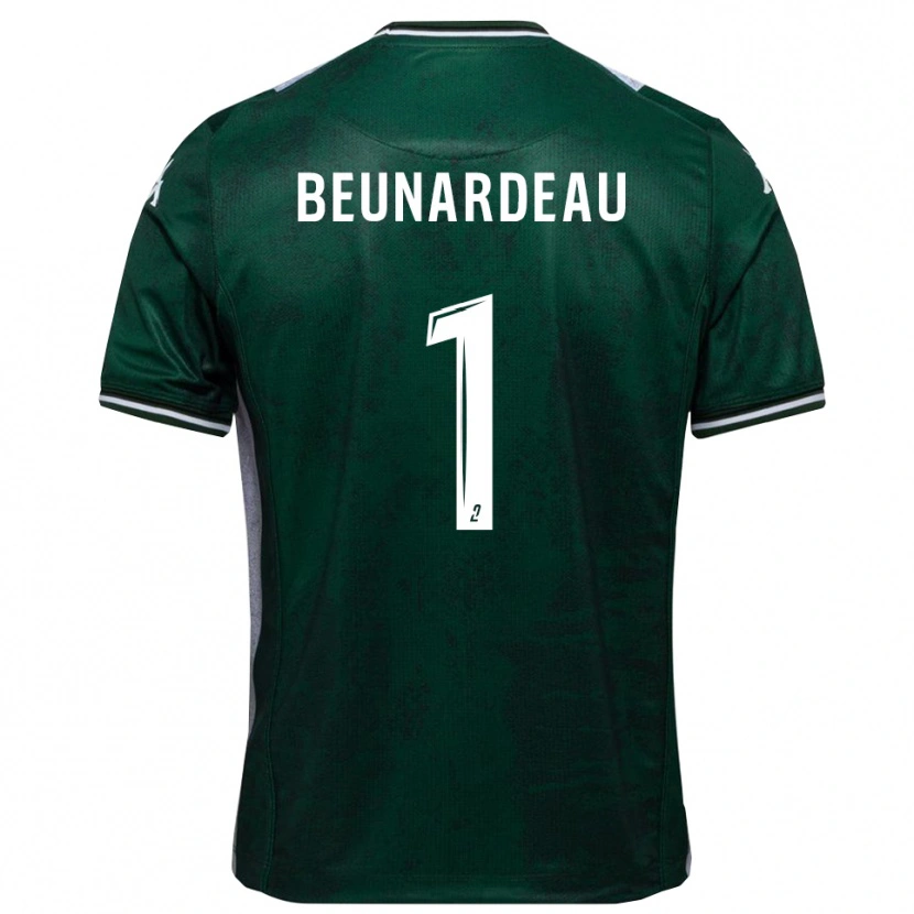 Danxen Kinder Quentin Beunardeau #1 Grün Weiß Heimtrikot Trikot 2025/26 T-Shirt