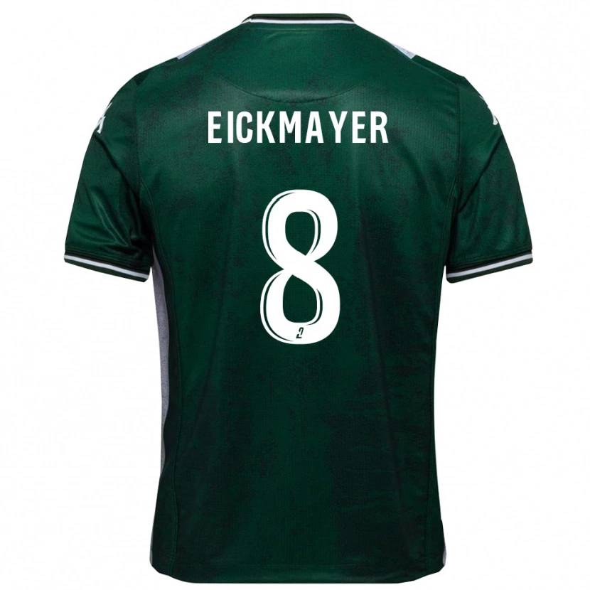 Danxen Kinder Joachim Eickmayer #8 Grün Weiß Heimtrikot Trikot 2025/26 T-Shirt
