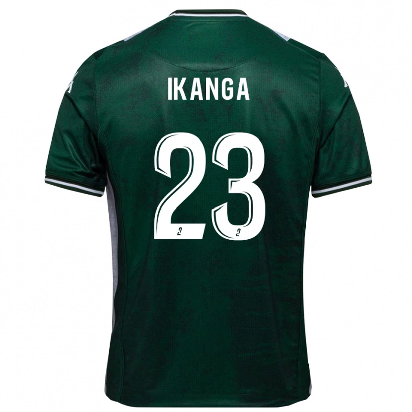Danxen Kinder Jovany Ikanga #23 Grün Weiß Heimtrikot Trikot 2025/26 T-Shirt
