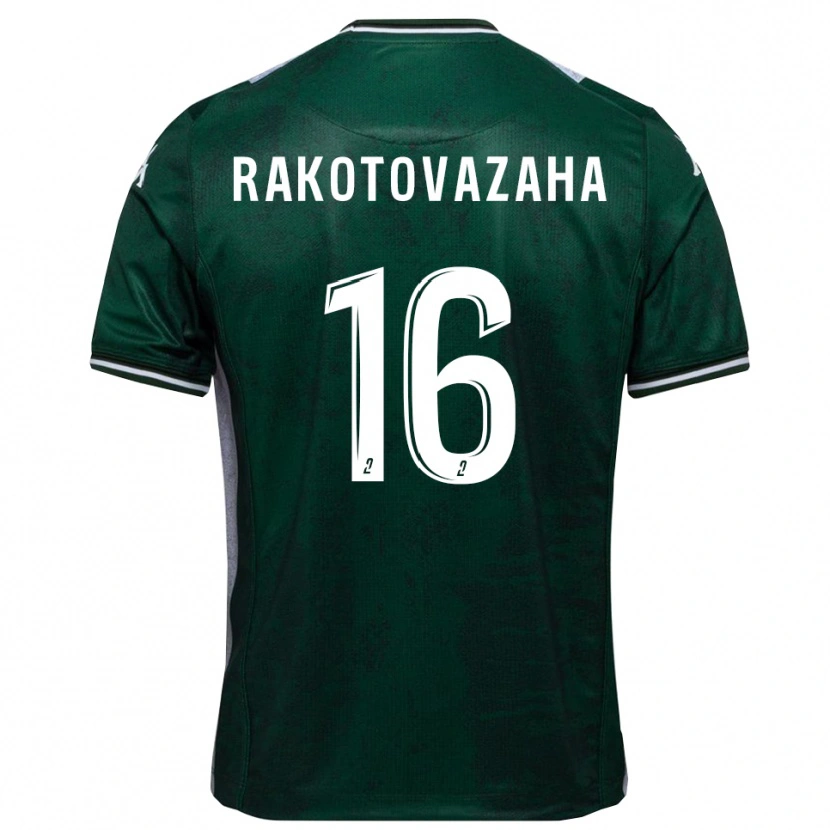 Danxen Kinder Allan Rakotovazaha #16 Grün Weiß Heimtrikot Trikot 2025/26 T-Shirt