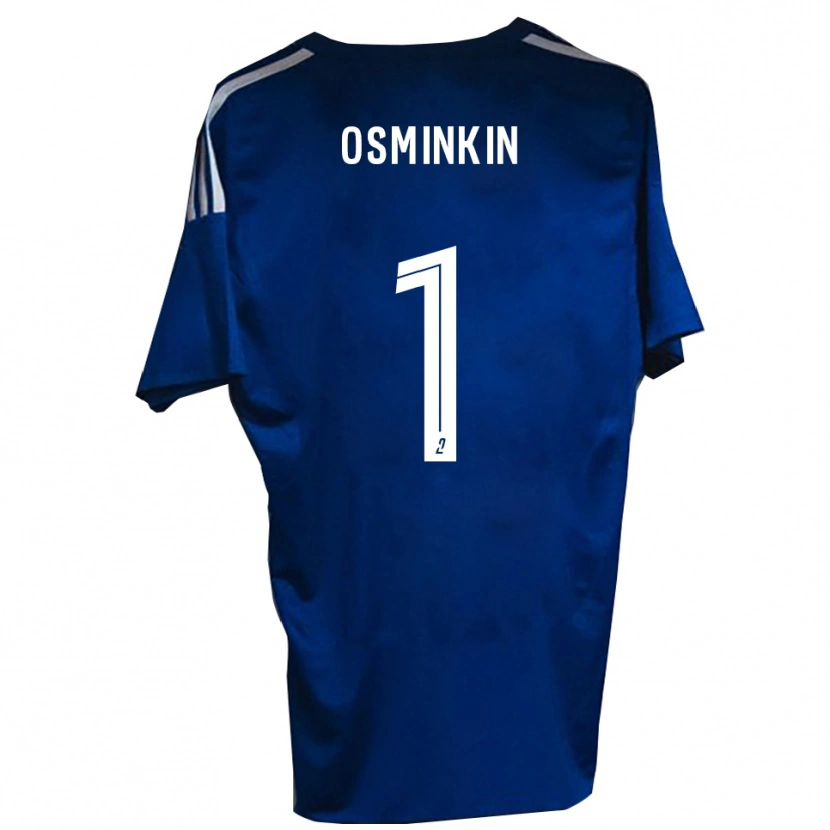Danxen Kinder Vitaliy Osminkin #1 Blau Weiß Heimtrikot Trikot 2025/26 T-Shirt