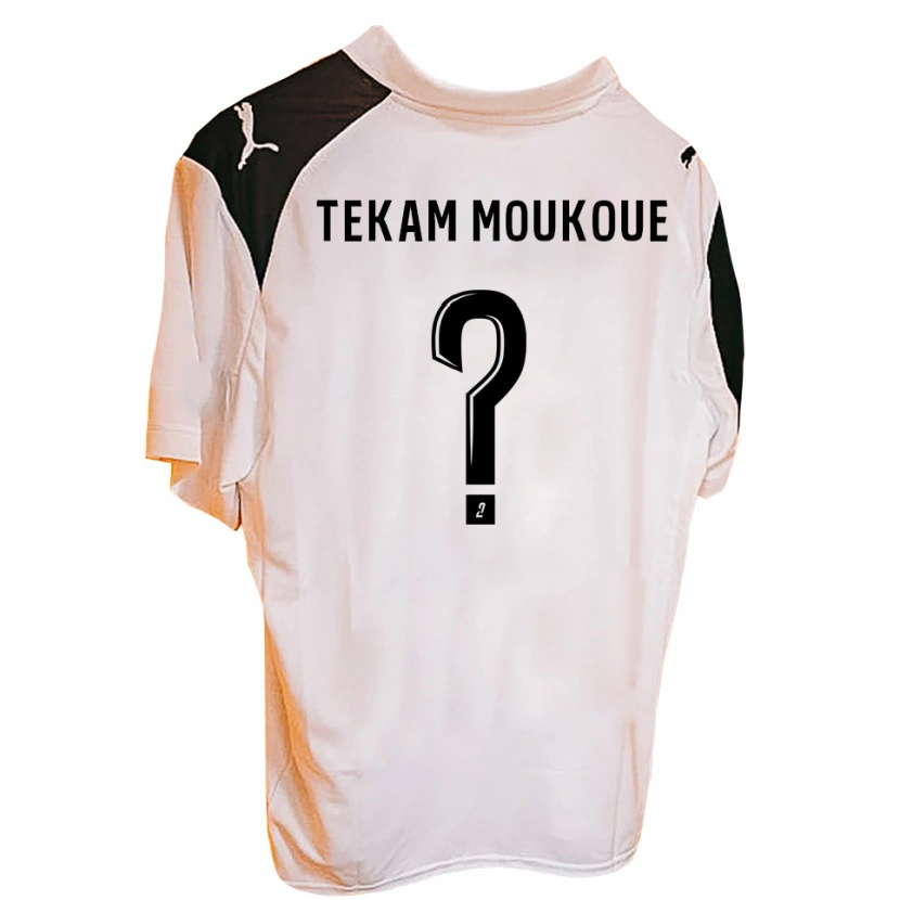 Danxen Kinder Joachim Tekam Moukoue #0 Orange Schwarz Heimtrikot Trikot 2025/26 T-Shirt