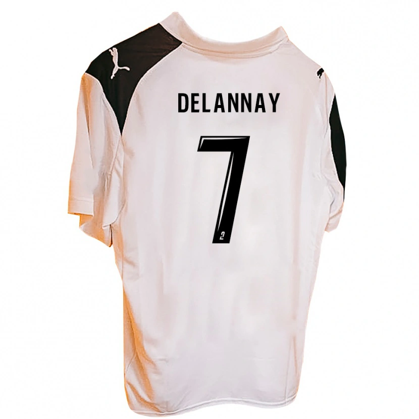 Danxen Kinder Mathis Delannay #7 Orange Schwarz Heimtrikot Trikot 2025/26 T-Shirt