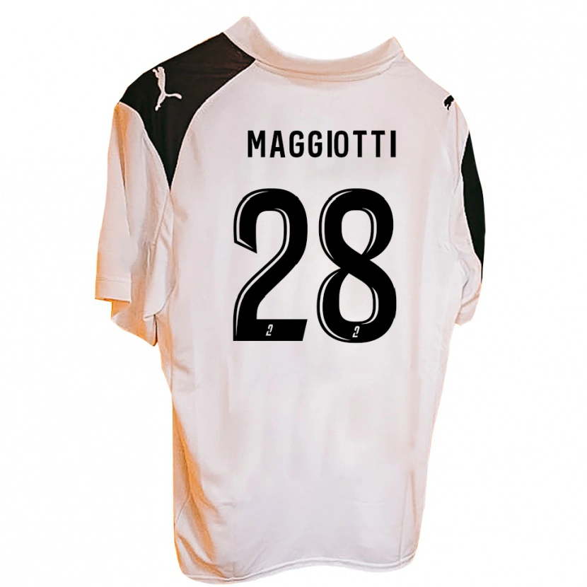 Danxen Kinder Julien Maggiotti #28 Orange Schwarz Heimtrikot Trikot 2025/26 T-Shirt
