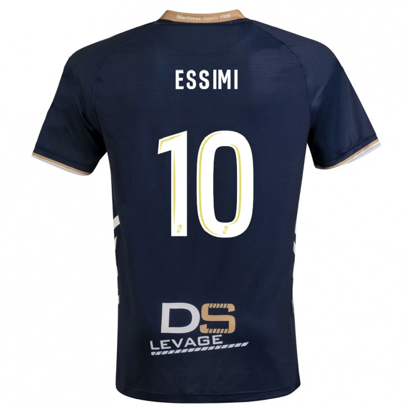Danxen Kinder Marco Essimi #10 Marine Gold Heimtrikot Trikot 2025/26 T-Shirt