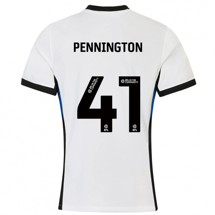 Danxen Kinder Cody Pennington #41 Weiß Blau Auswärtstrikot Trikot 2025/26 T-Shirt