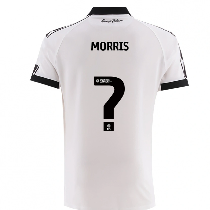 Danxen Kinder Matt Morris #0 Weiß Schwarz Auswärtstrikot Trikot 2025/26 T-Shirt