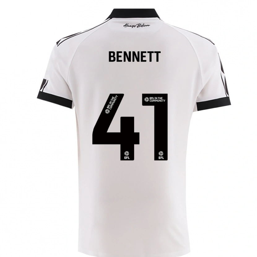 Danxen Kinder Harley Bennett #41 Weiß Schwarz Auswärtstrikot Trikot 2025/26 T-Shirt