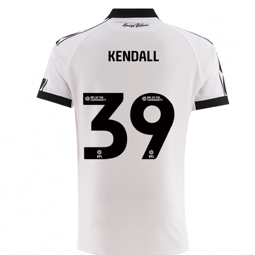 Danxen Kinder Maya Kendall #39 Weiß Schwarz Auswärtstrikot Trikot 2025/26 T-Shirt