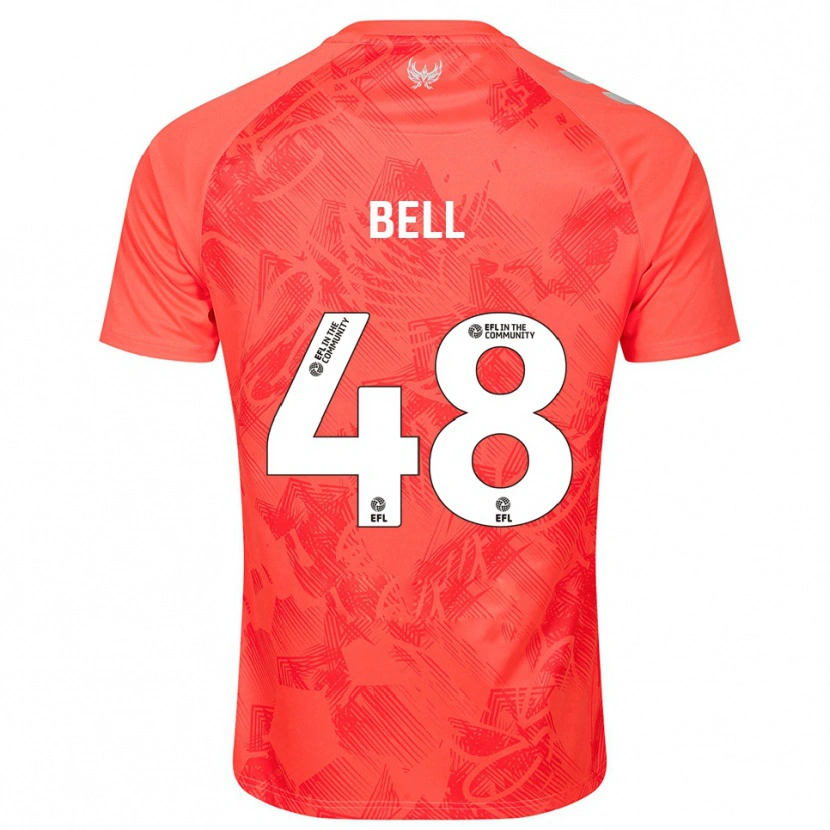 Danxen Kinder Luke Bell #48 Orange Weiß Auswärtstrikot Trikot 2025/26 T-Shirt
