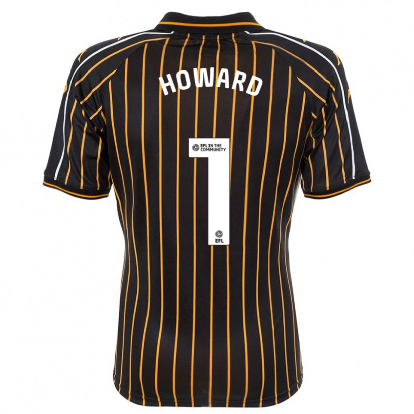 Danxen Kinder Archie Howard #1 Weiß Schwarz Auswärtstrikot Trikot 2025/26 T-Shirt