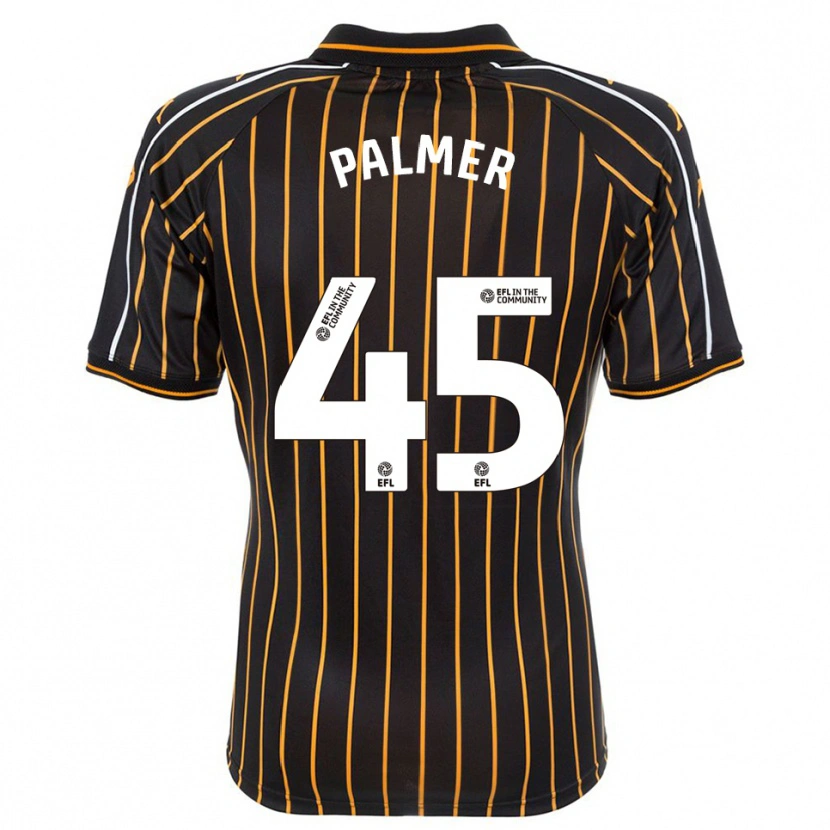 Danxen Kinder Kasey Palmer #45 Weiß Schwarz Auswärtstrikot Trikot 2025/26 T-Shirt