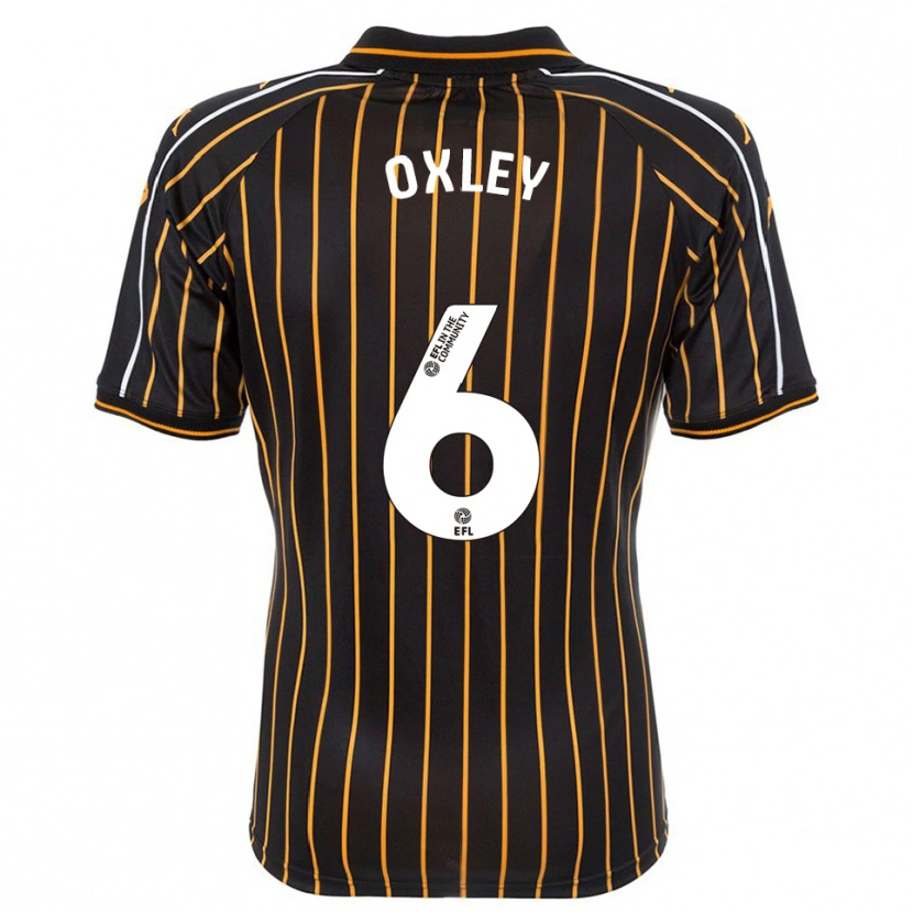 Danxen Kinder Tilly Oxley #6 Weiß Schwarz Auswärtstrikot Trikot 2025/26 T-Shirt