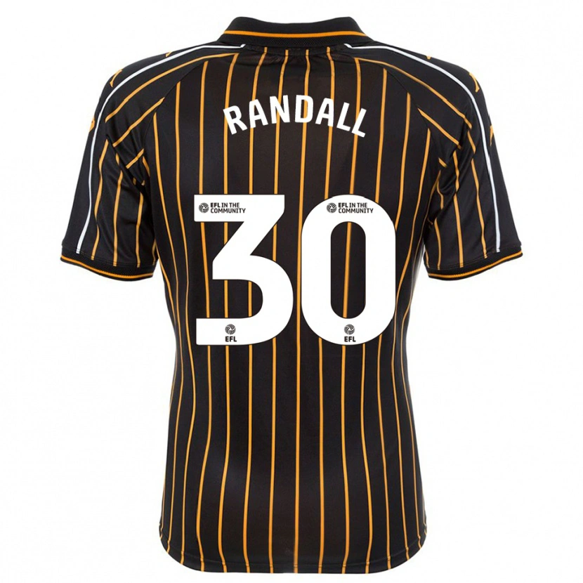 Danxen Kinder Jennifer Randall #30 Weiß Schwarz Auswärtstrikot Trikot 2025/26 T-Shirt
