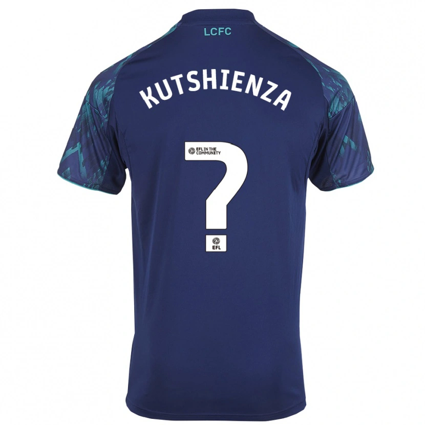 Danxen Kinder Jude Kutshienza #0 Marinegrün Weiß Auswärtstrikot Trikot 2025/26 T-Shirt