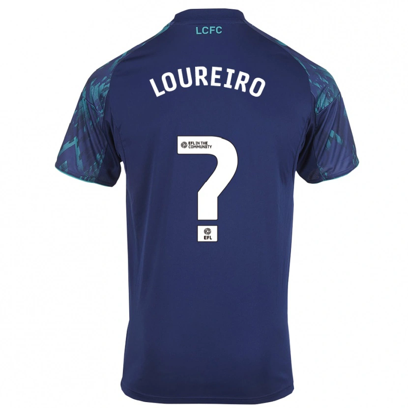 Danxen Kinder Cheyenne Loureiro #0 Marinegrün Weiß Auswärtstrikot Trikot 2025/26 T-Shirt