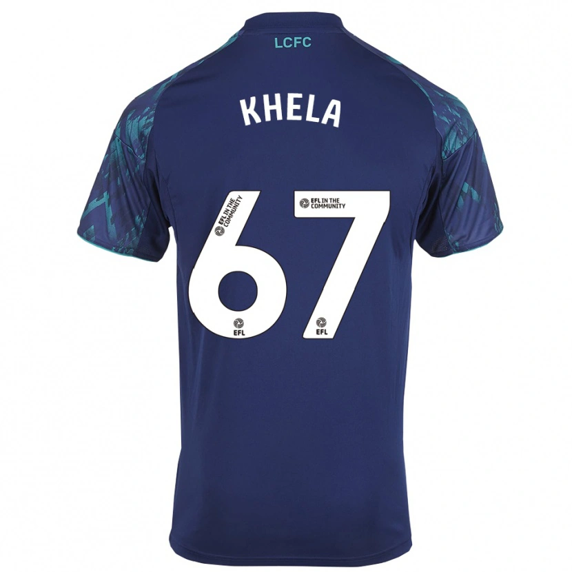 Danxen Kinder Reiss Khela #67 Marinegrün Weiß Auswärtstrikot Trikot 2025/26 T-Shirt