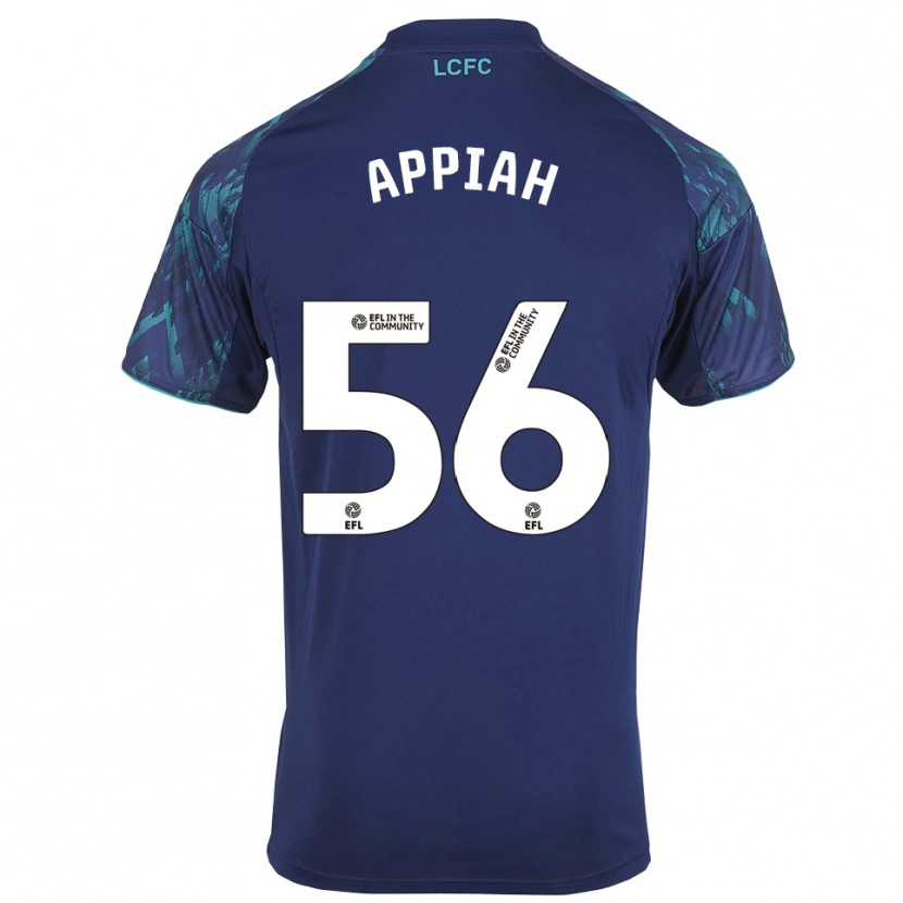 Danxen Kinder Paul Appiah #56 Marinegrün Weiß Auswärtstrikot Trikot 2025/26 T-Shirt