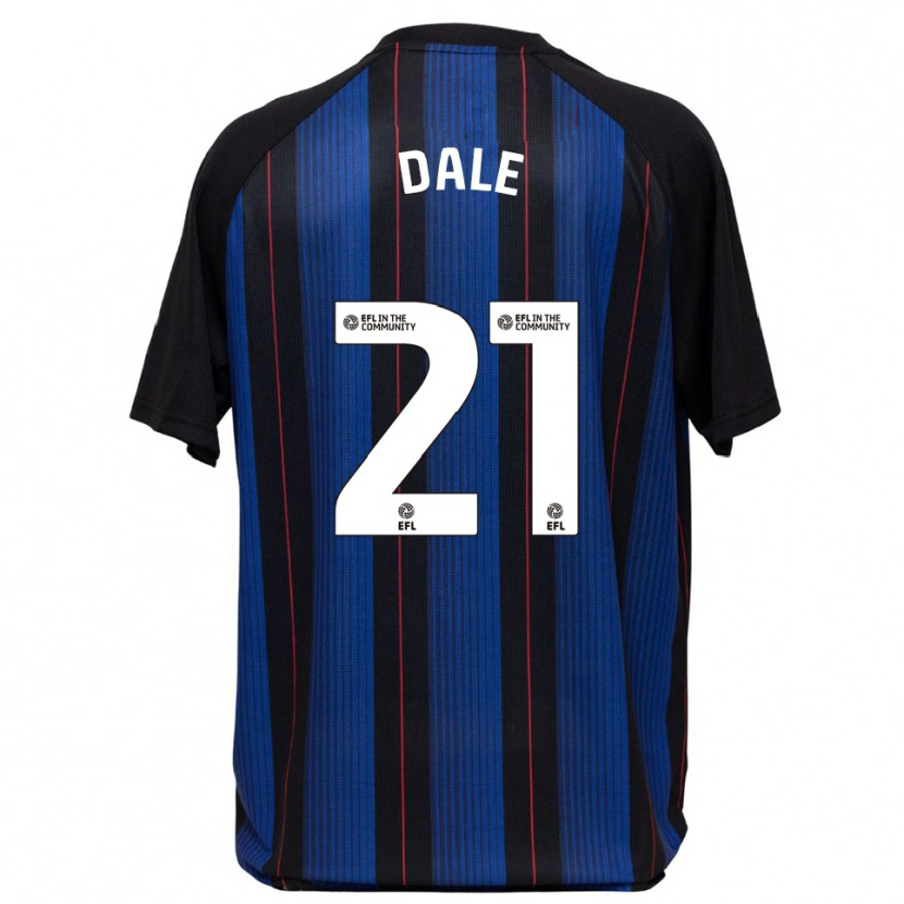 Danxen Kinder Faye Dale #21 Blau Schwarz Auswärtstrikot Trikot 2025/26 T-Shirt