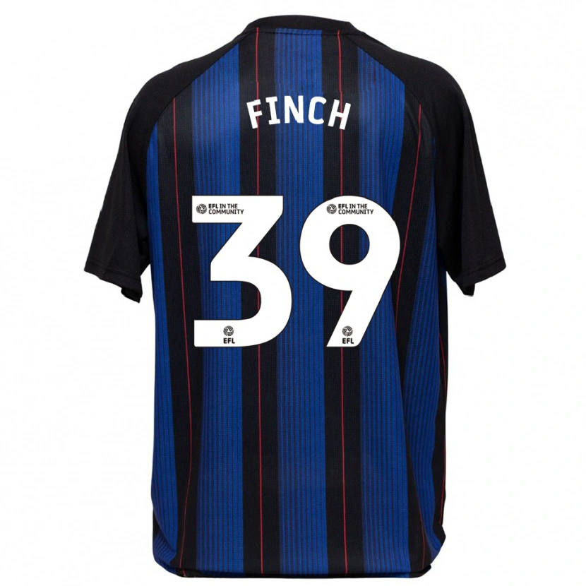Danxen Kinder Sonny Finch #39 Blau Schwarz Auswärtstrikot Trikot 2025/26 T-Shirt