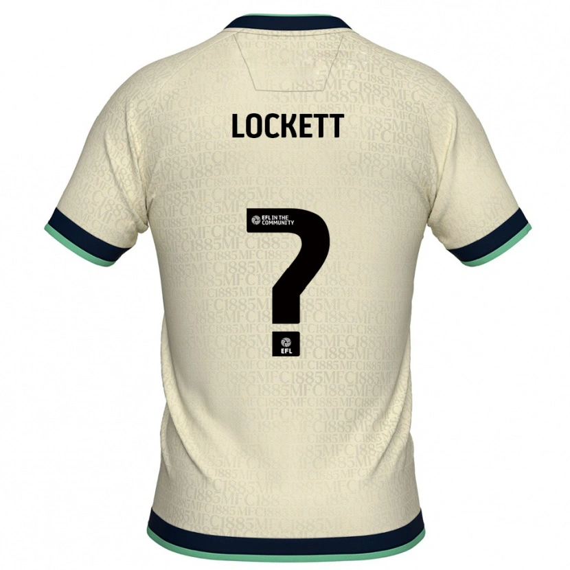 Danxen Kinder Mia Lockett #0 Champagner Marine Auswärtstrikot Trikot 2025/26 T-Shirt