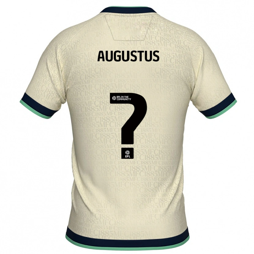 Danxen Kinder Jasmine Augustus #0 Champagner Marine Auswärtstrikot Trikot 2025/26 T-Shirt