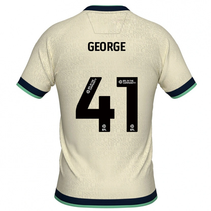 Danxen Kinder George Evans #41 Champagner Marine Auswärtstrikot Trikot 2025/26 T-Shirt