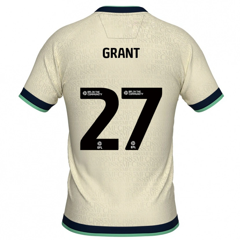 Danxen Kinder Kamarl Grant #27 Champagner Marine Auswärtstrikot Trikot 2025/26 T-Shirt