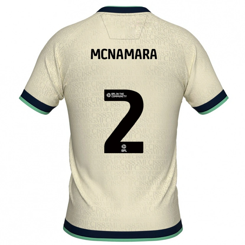 Danxen Kinder Danny Mcnamara #2 Champagner Marine Auswärtstrikot Trikot 2025/26 T-Shirt