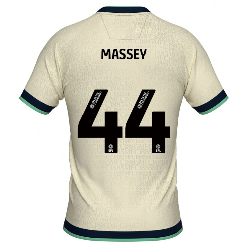Danxen Kinder Alfie Massey #44 Champagner Marine Auswärtstrikot Trikot 2025/26 T-Shirt
