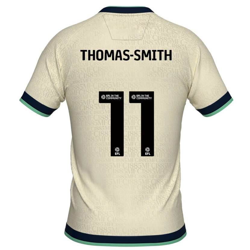 Danxen Kinder Jaydon Thomas-Smith #11 Champagner Marine Auswärtstrikot Trikot 2025/26 T-Shirt