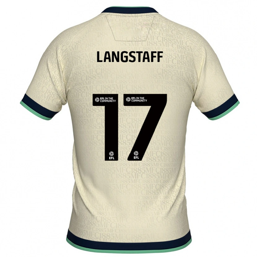 Danxen Kinder Macaulay Langstaff #17 Champagner Marine Auswärtstrikot Trikot 2025/26 T-Shirt