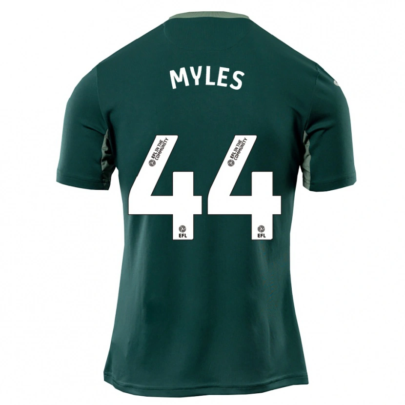 Danxen Kinder Elliot Myles #44 Grün Weiß Lila Auswärtstrikot Trikot 2025/26 T-Shirt