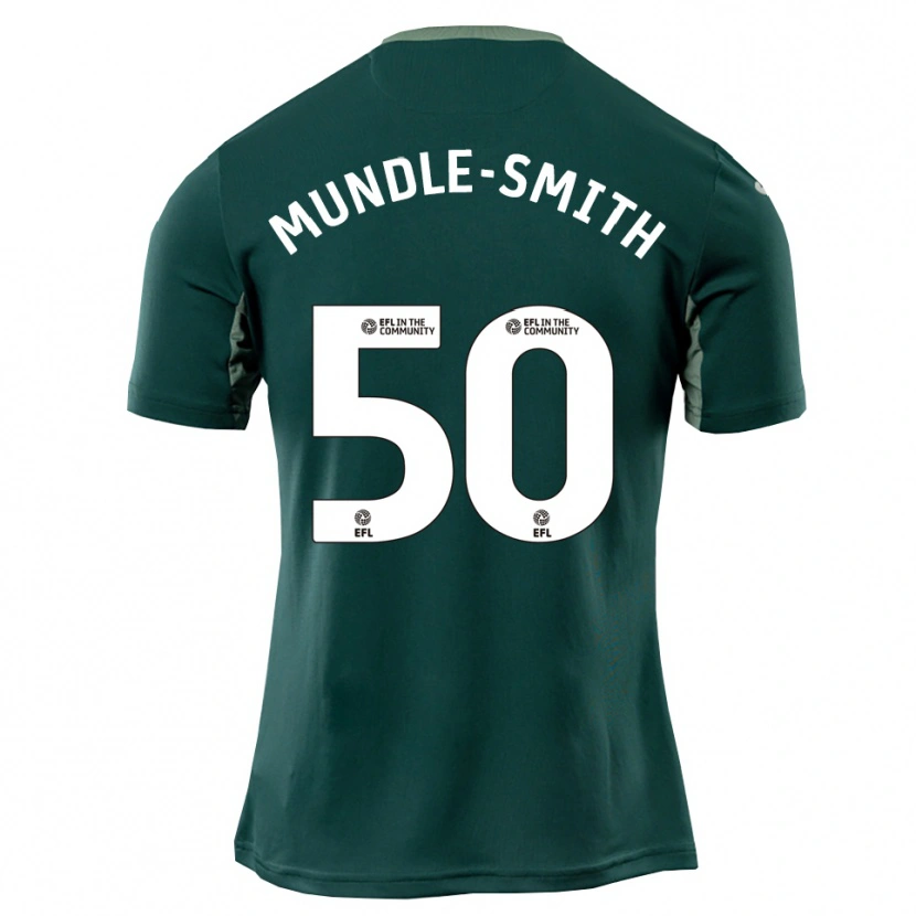 Danxen Kinder Errol Mundle-Smith #50 Grün Weiß Lila Auswärtstrikot Trikot 2025/26 T-Shirt