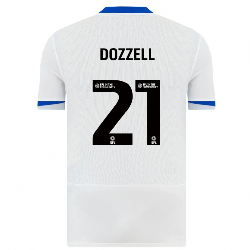 Danxen Kinder Andre Dozzell #21 Weiß Schwarz Auswärtstrikot Trikot 2025/26 T-Shirt