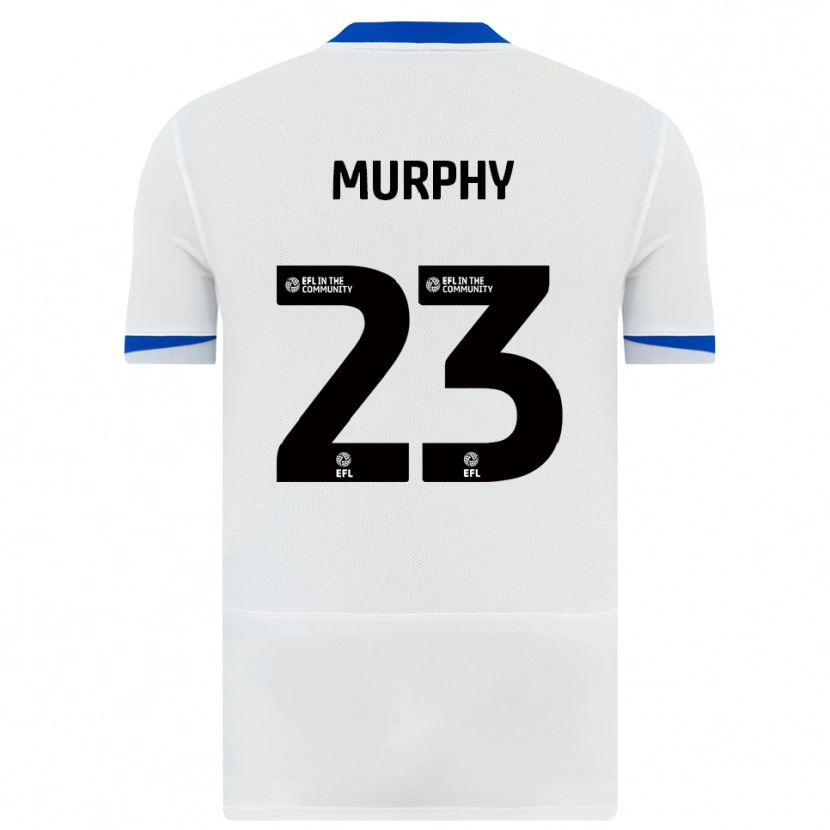 Danxen Kinder Josh Murphy #23 Weiß Schwarz Auswärtstrikot Trikot 2025/26 T-Shirt