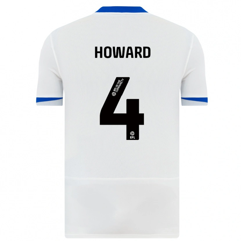 Danxen Kinder Cody Howard #4 Weiß Schwarz Auswärtstrikot Trikot 2025/26 T-Shirt