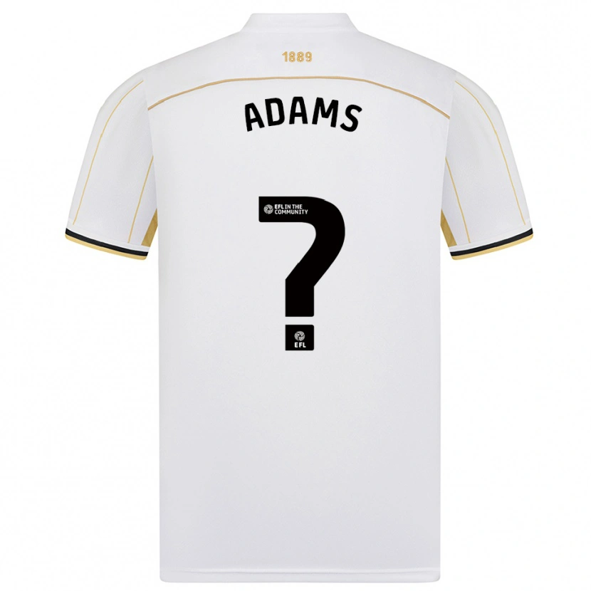 Danxen Kinder Robert Adams #0 Weiß Gold Auswärtstrikot Trikot 2025/26 T-Shirt