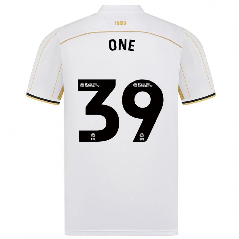 Danxen Kinder Ryan Oné #39 Weiß Gold Auswärtstrikot Trikot 2025/26 T-Shirt