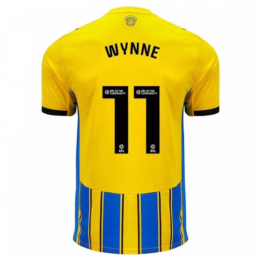 Danxen Kinder Megan Wynne #11 Blau Gelb Auswärtstrikot Trikot 2025/26 T-Shirt