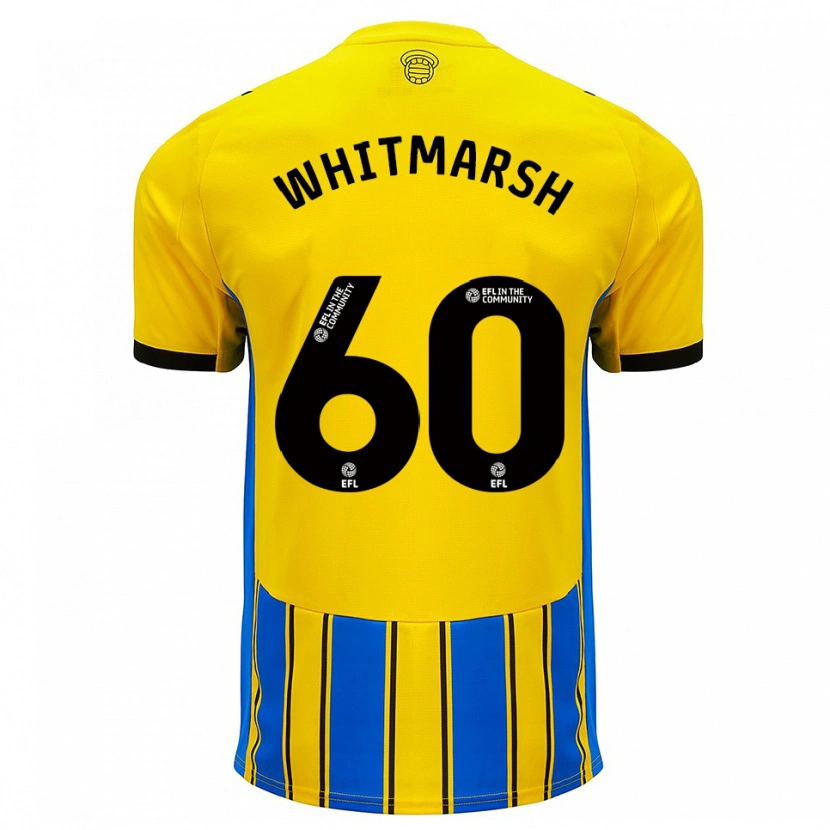 Danxen Kinder Joe O'brien-Whitmarsh #60 Blau Gelb Auswärtstrikot Trikot 2025/26 T-Shirt
