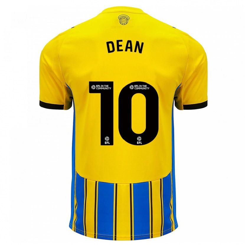 Danxen Kinder Rianna Dean #10 Blau Gelb Auswärtstrikot Trikot 2025/26 T-Shirt