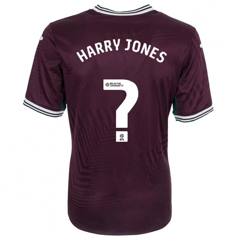 Danxen Kinder Harry Jones #0 Rostrot Weiß Auswärtstrikot Trikot 2025/26 T-Shirt