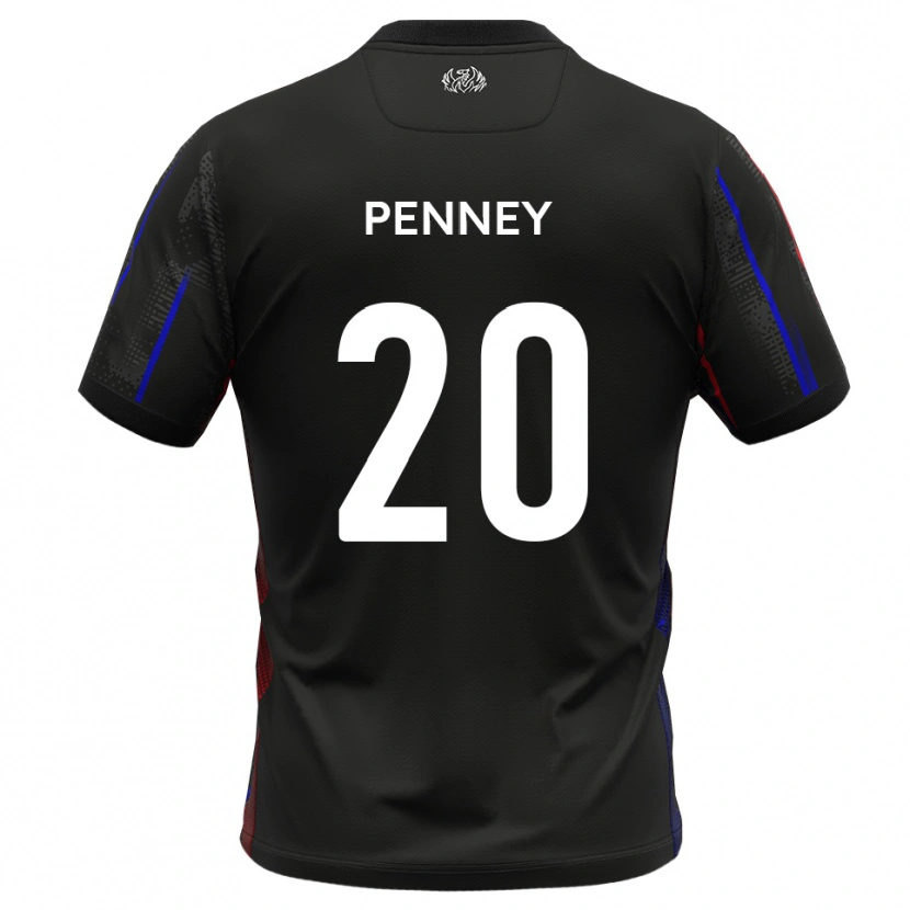 Danxen Kinder Matt Penney #20 Schwarz Rot Auswärtstrikot Trikot 2025/26 T-Shirt
